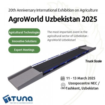 AgroWorld Özbekistan 2025 Fuarı'ndayız